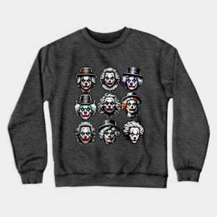 Clowncore Creepy Clown Club Crewneck Sweatshirt